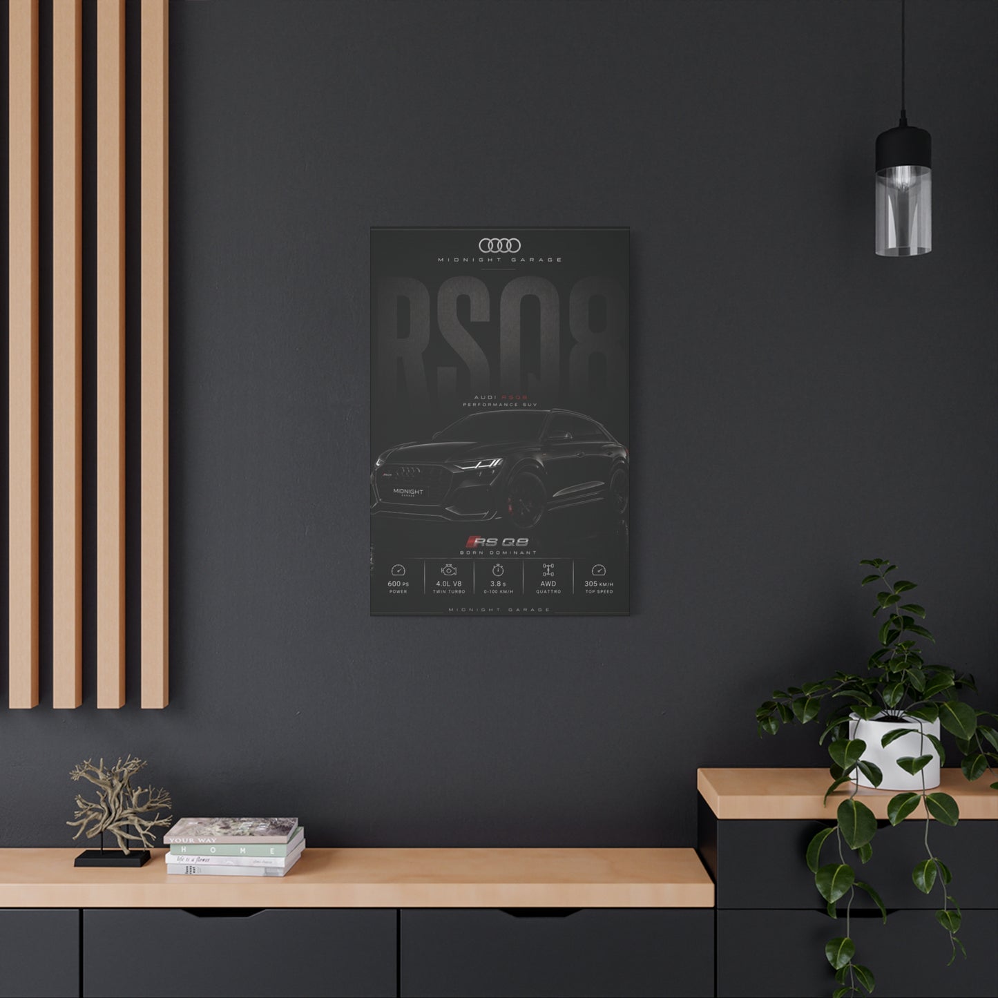 Audi RSQ8 Canvas — Midnight Garage Edition