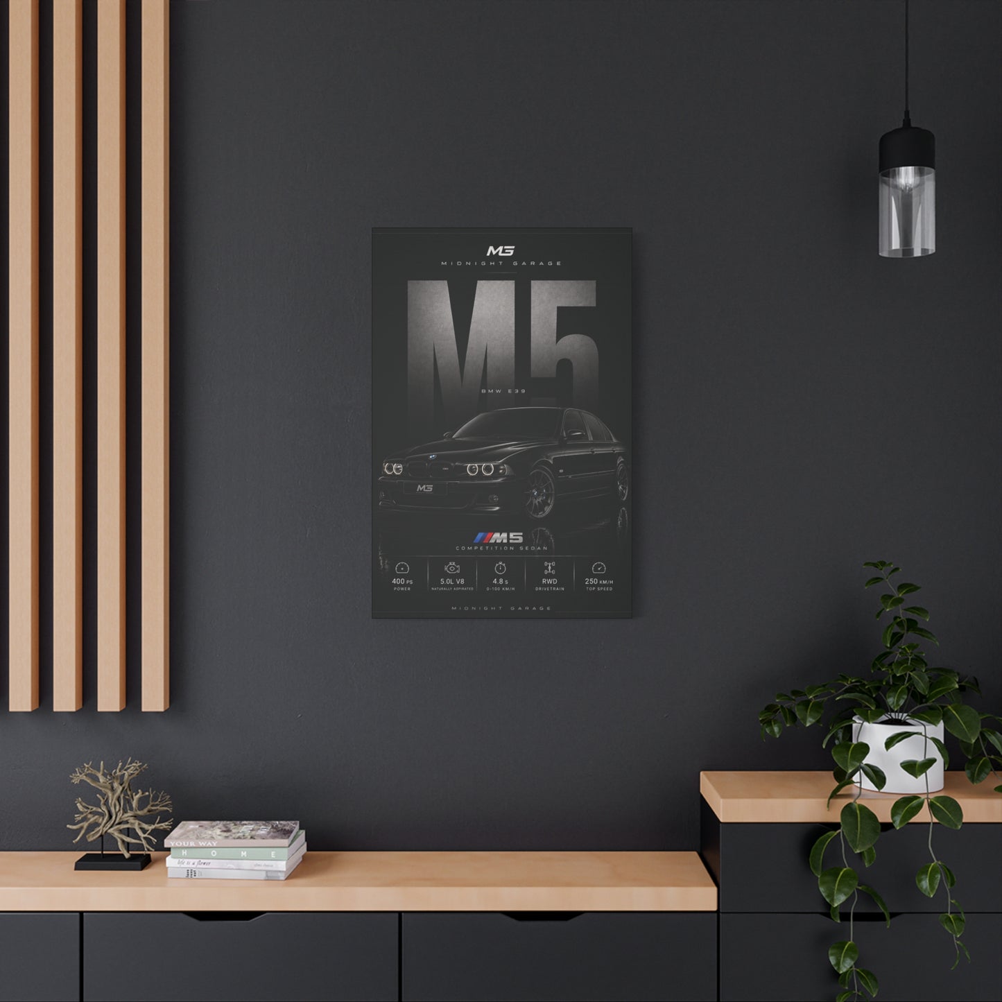 BMW E39 M5 Canvas — Midnight Garage Edition