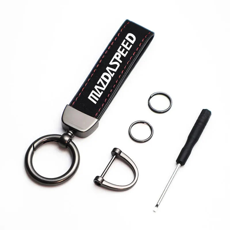 Suede Racing Keychain β Midnight Edition