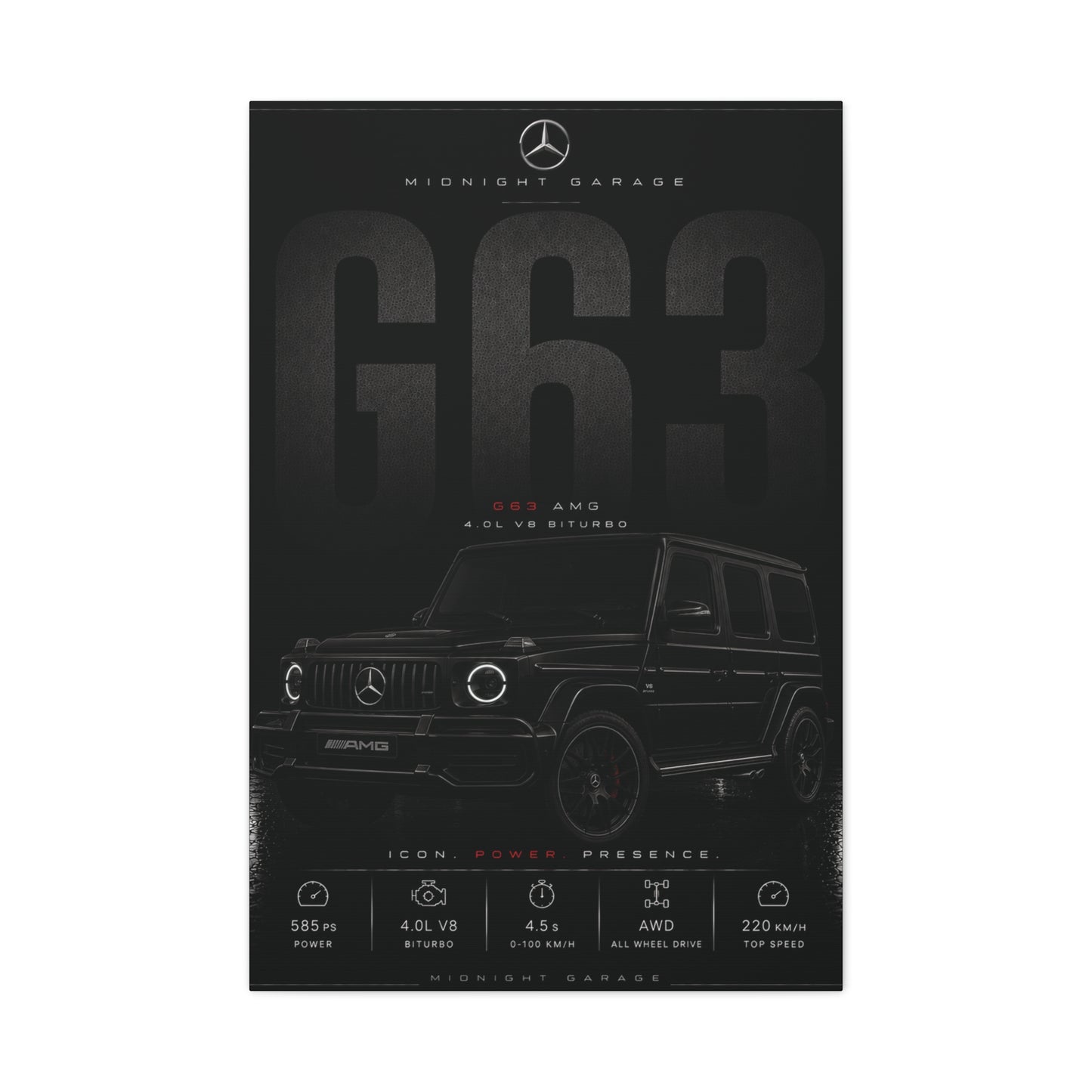 Mercedes-AMG G63 Canvas — Midnight Garage Edition