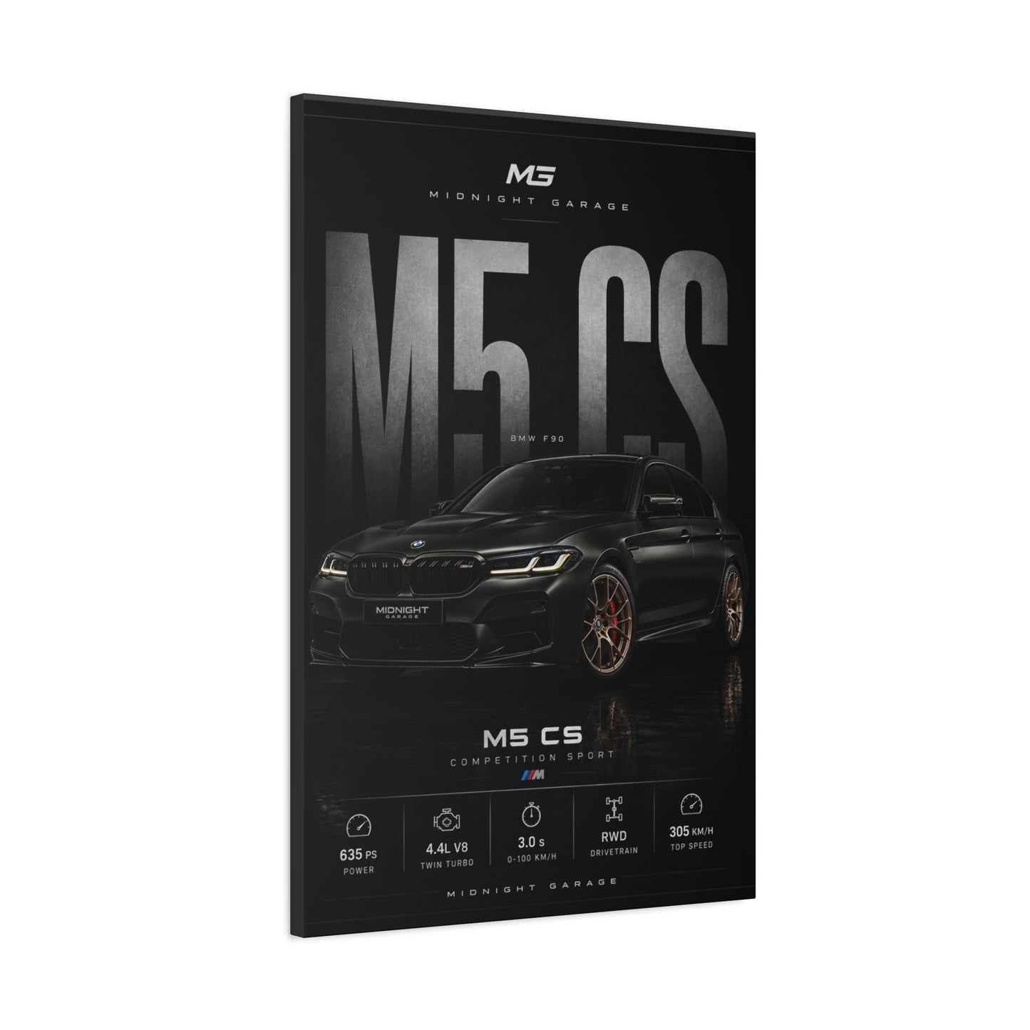 BMW F90 M5 CS Canvas — Midnight Garage Edition