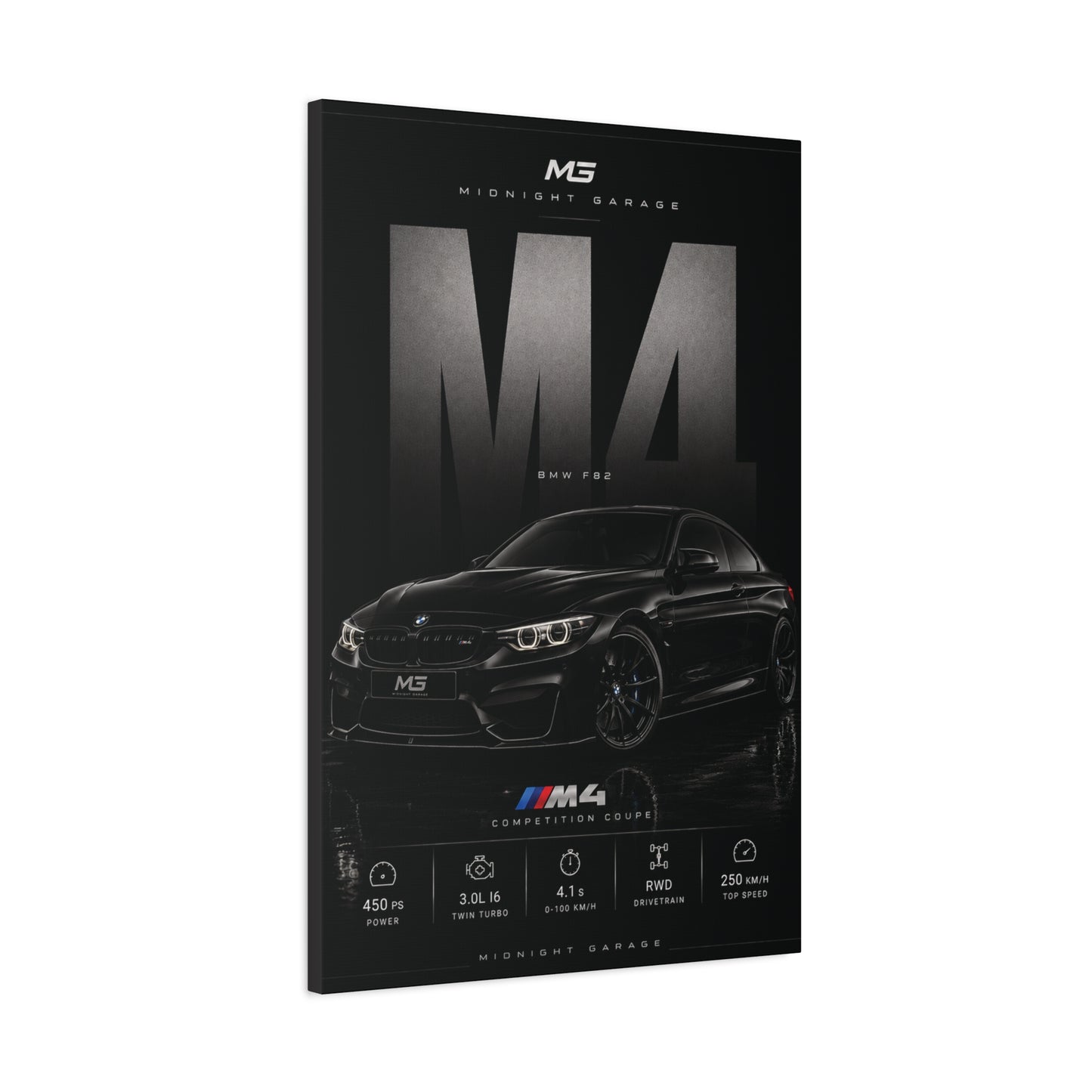 BMW F82 M4 Canvas — Midnight Garage Edition