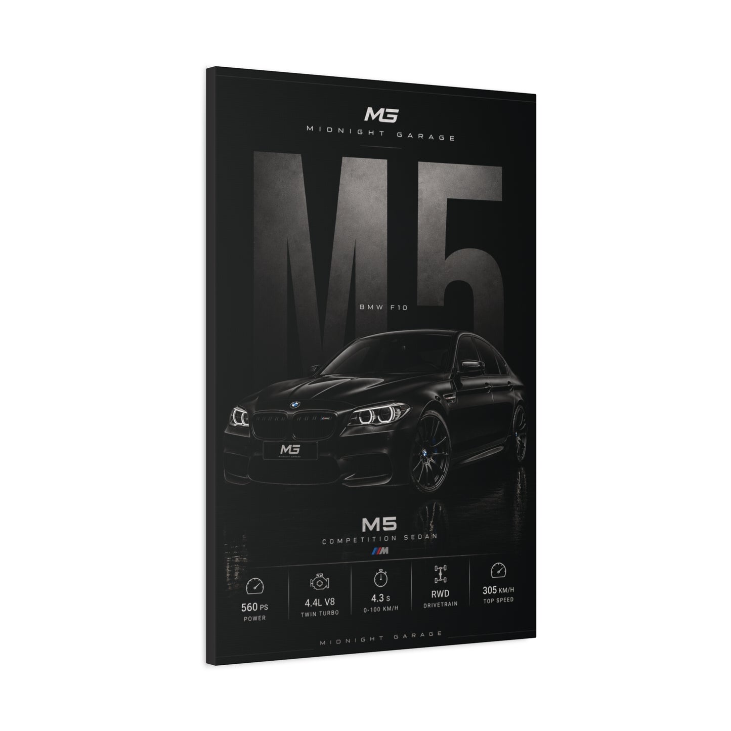 BMW F10 M5 Canvas — Midnight Garage Edition