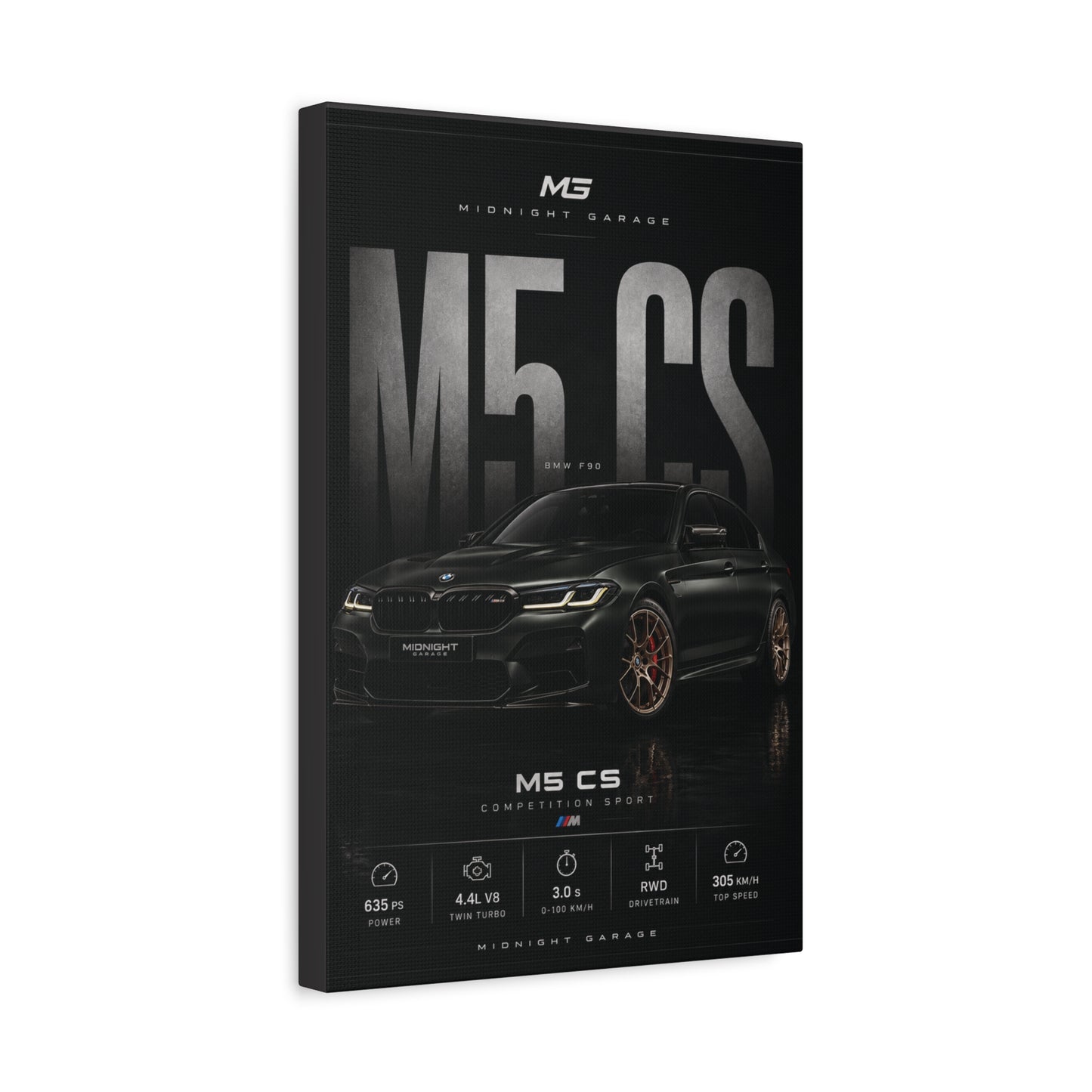BMW F90 M5 CS Canvas — Midnight Garage Edition