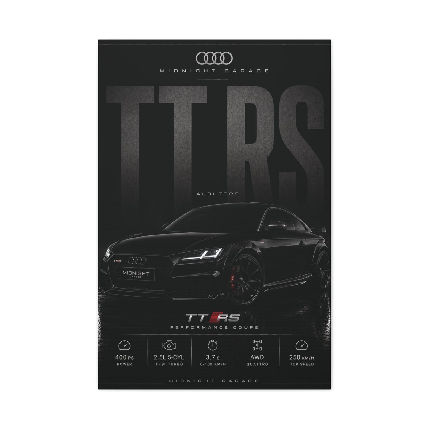 Audi TT RS Canvas — Midnight Garage Edition