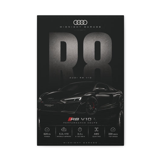 Audi R8 V10 Canvas — Midnight Garage Edition