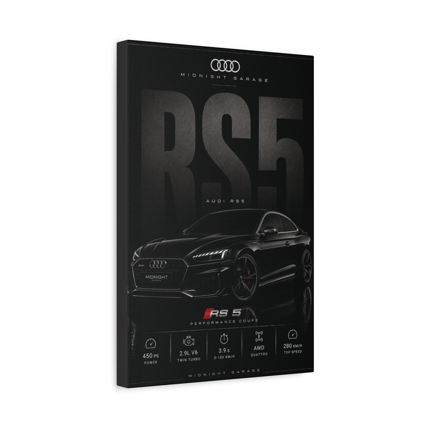 Audi RS5 Canvas — Midnight Garage Edition