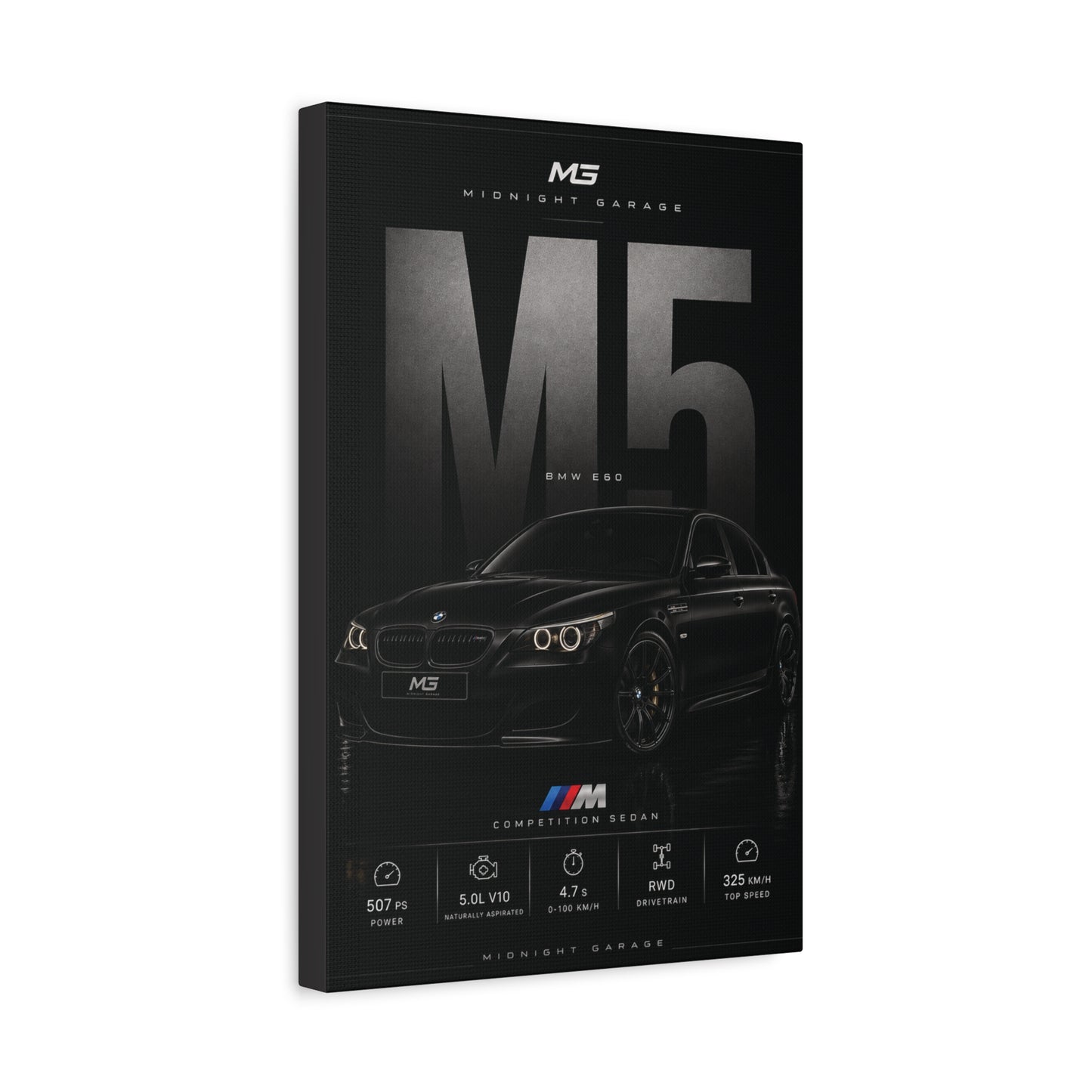 BMW E60 M5 Canvas — Midnight Garage Edition