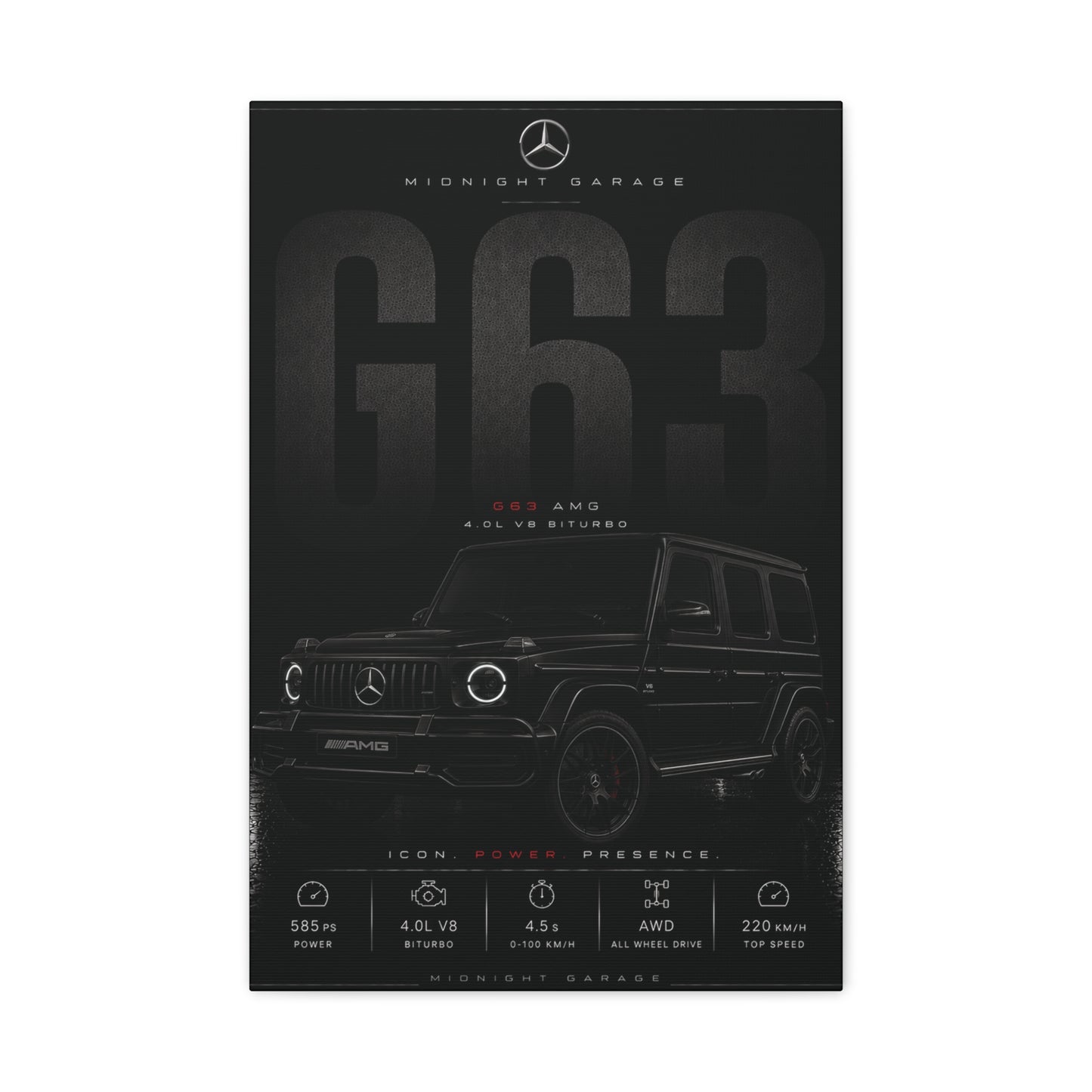 Mercedes-AMG G63 Canvas — Midnight Garage Edition