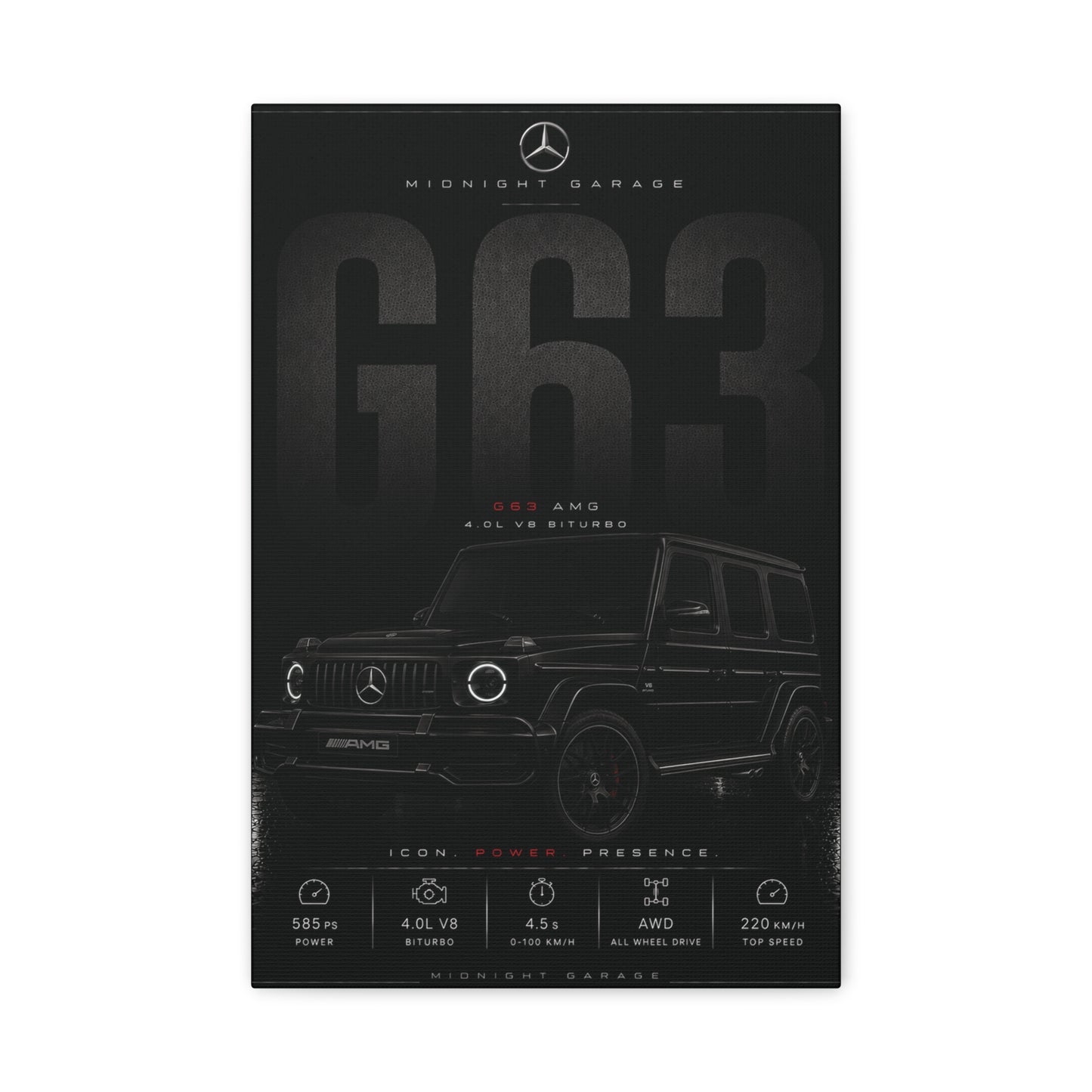 Mercedes-AMG G63 Canvas — Midnight Garage Edition