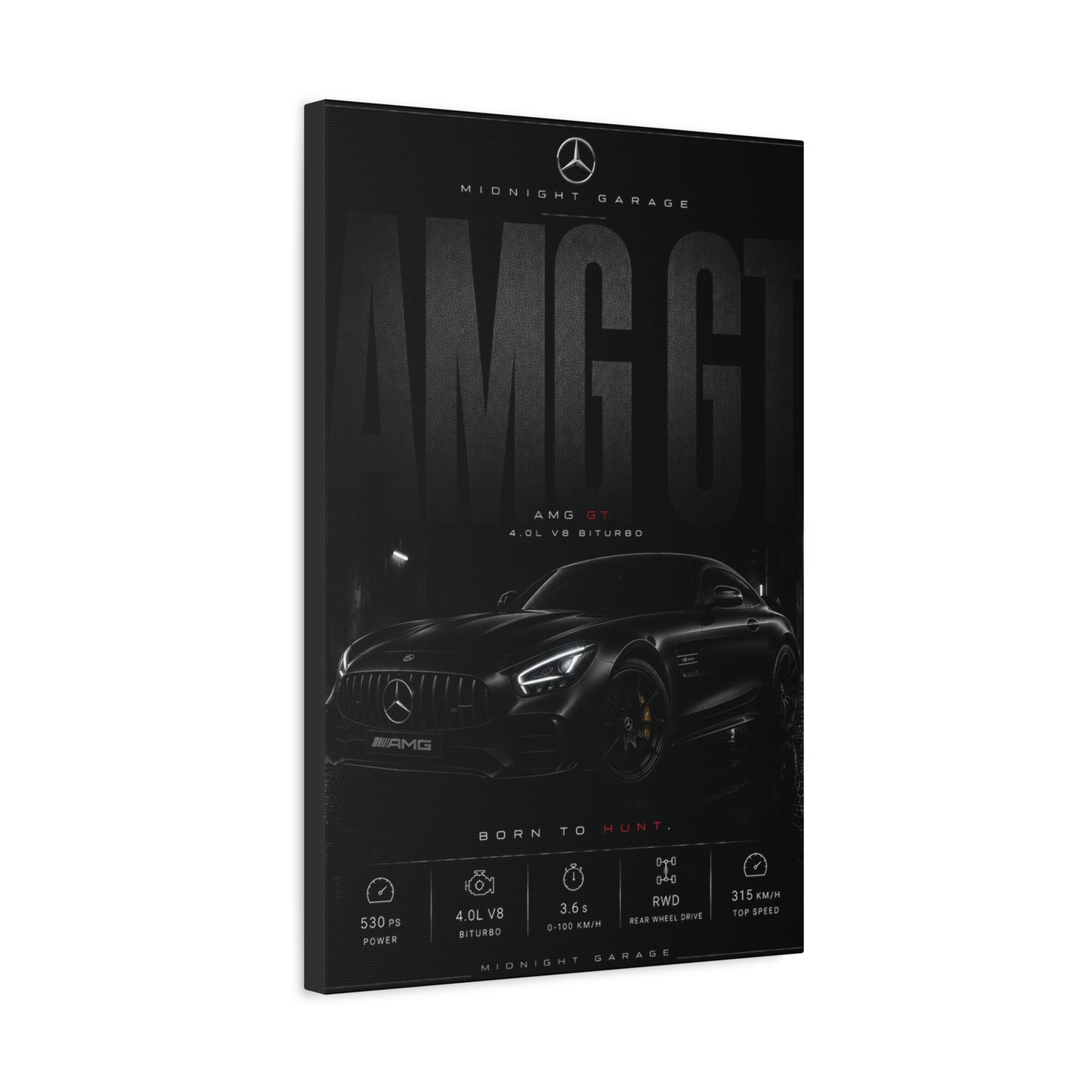 Mercedes-AMG GT Canvas — Midnight Garage Edition