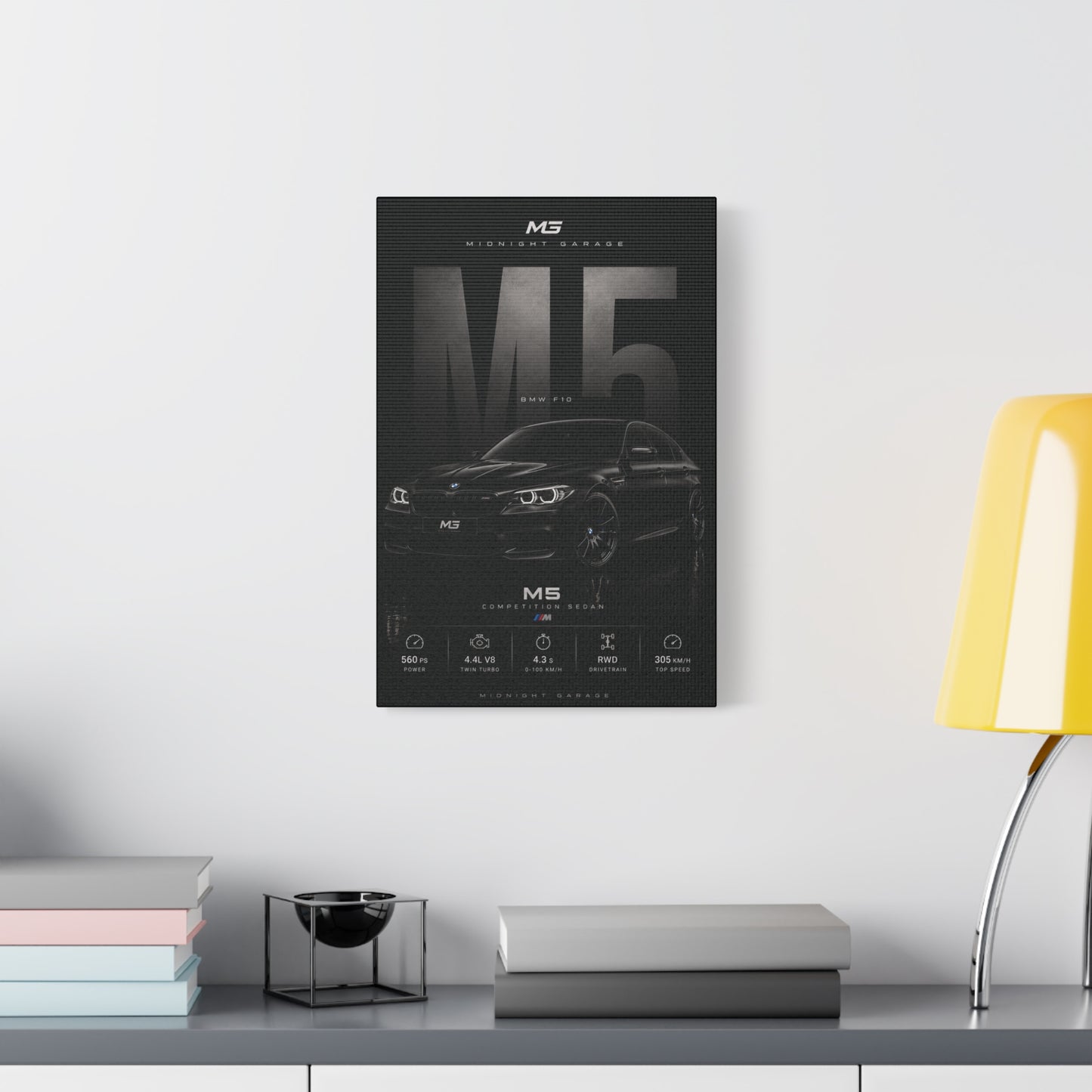 BMW F10 M5 Canvas — Midnight Garage Edition