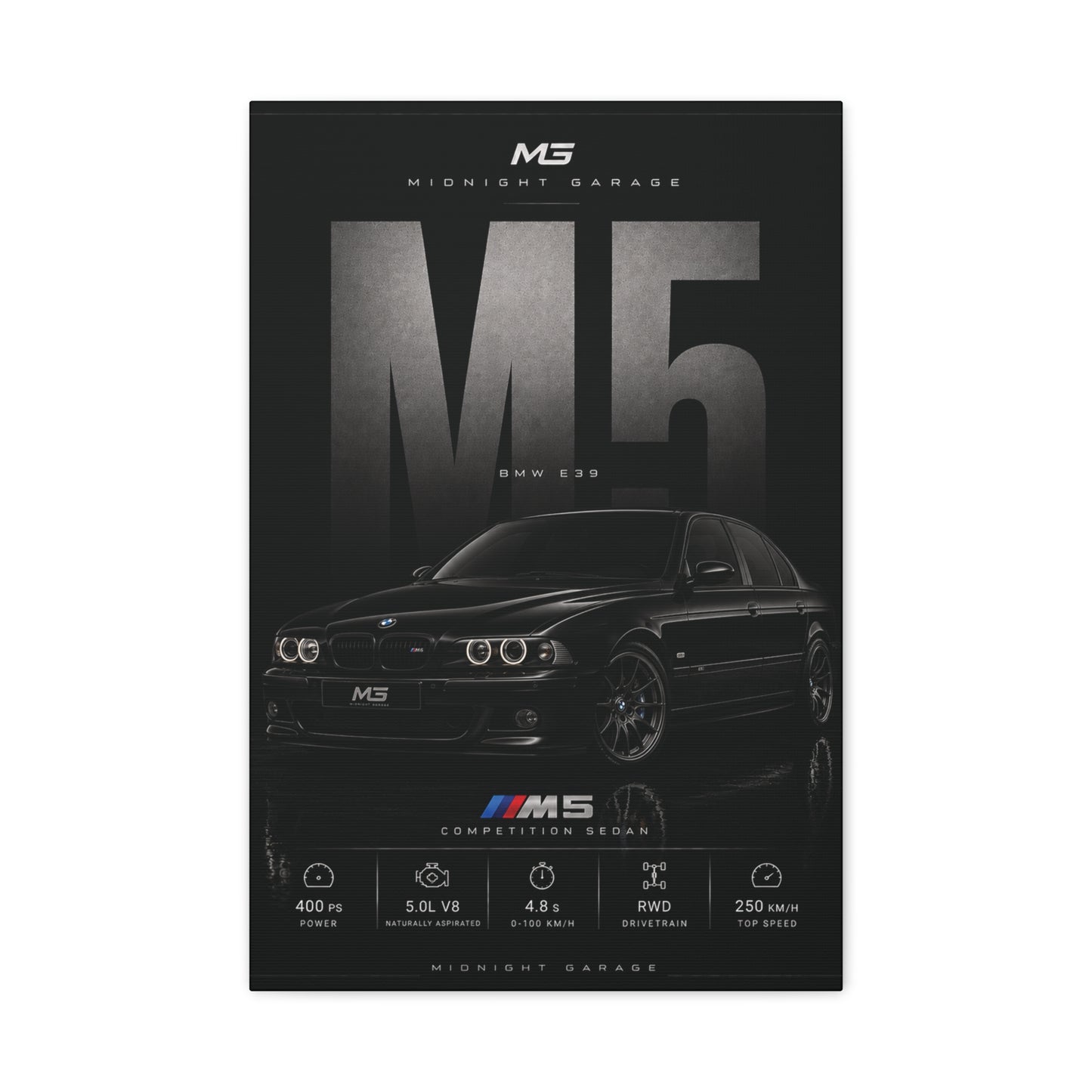 BMW E39 M5 Canvas — Midnight Garage Edition