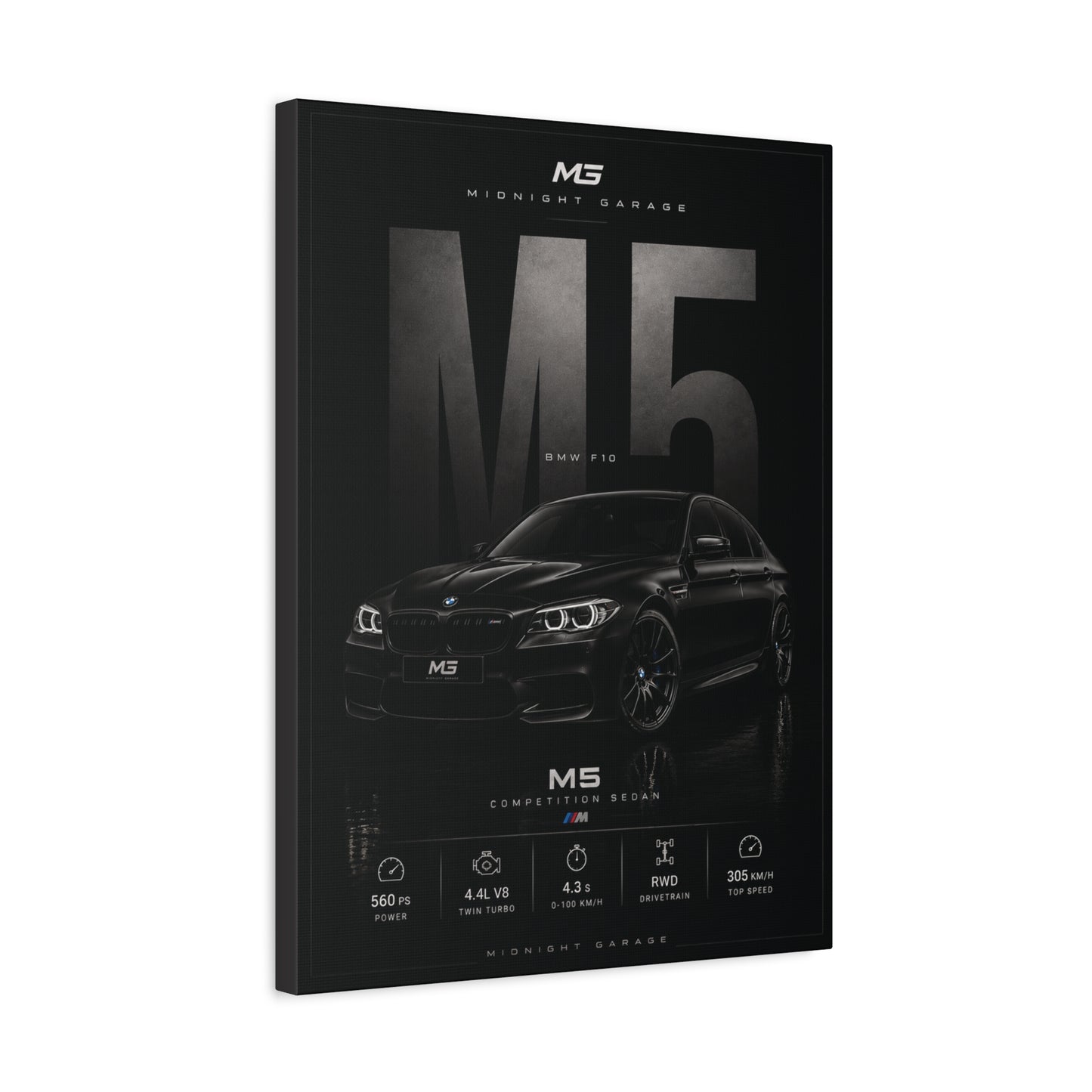 BMW F10 M5 Canvas — Midnight Garage Edition