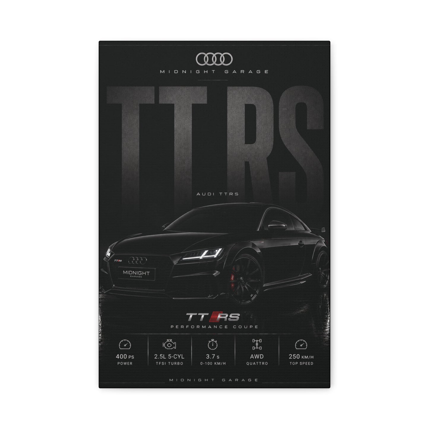 Audi TT RS Canvas — Midnight Garage Edition
