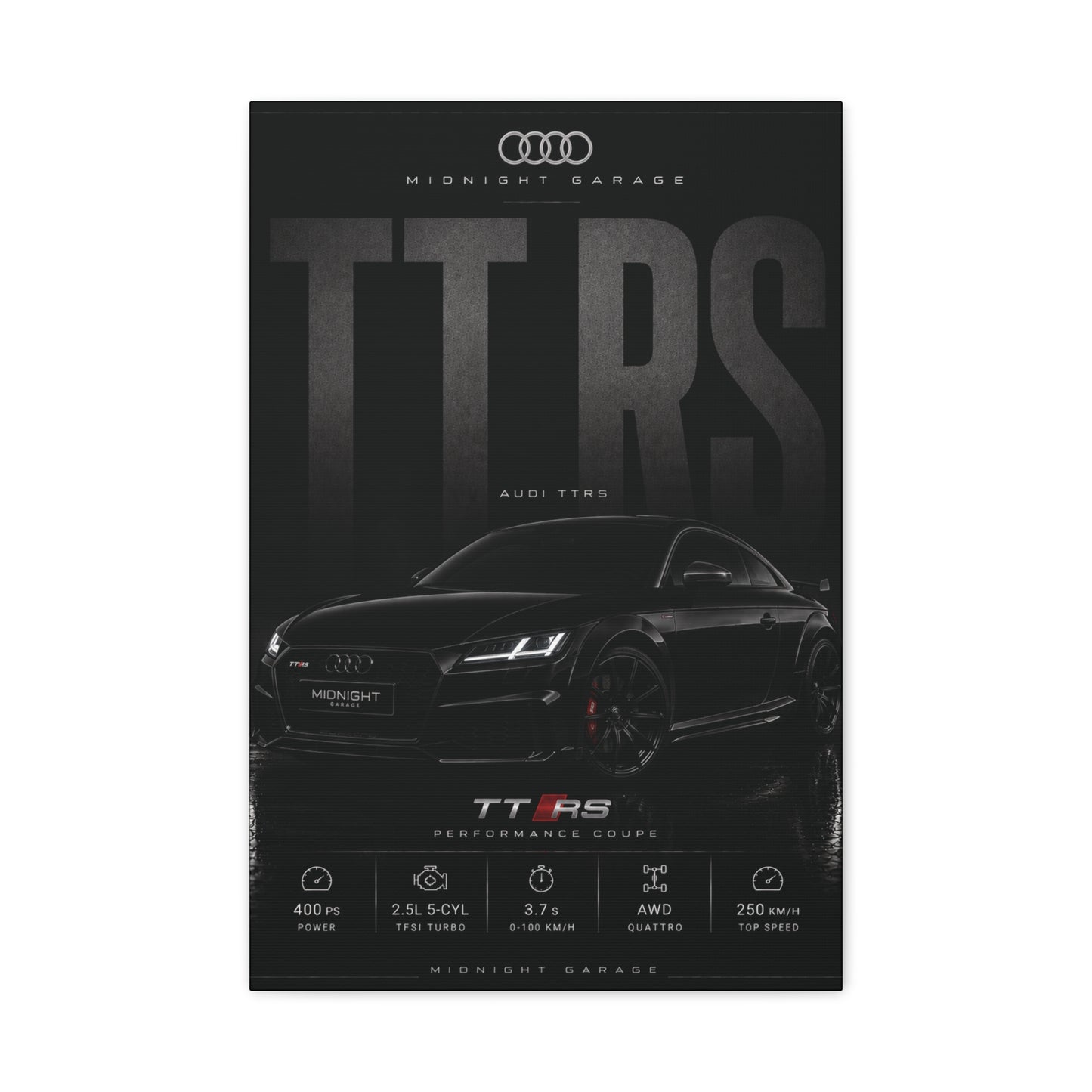 Audi TT RS Canvas — Midnight Garage Edition