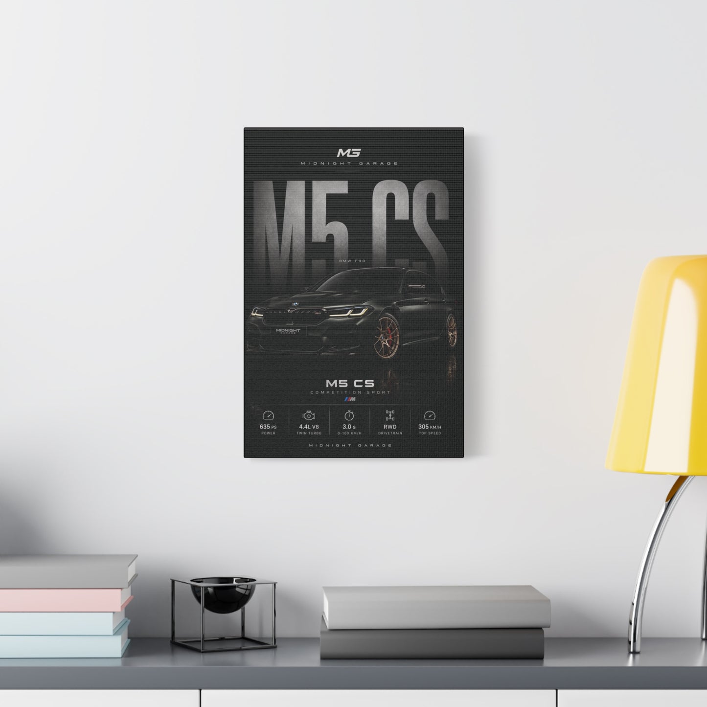 BMW F90 M5 CS Canvas — Midnight Garage Edition