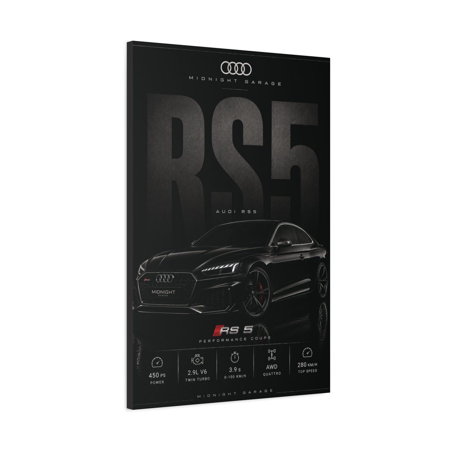 Audi RS5 Canvas — Midnight Garage Edition