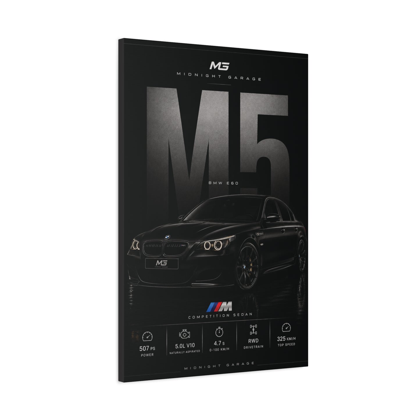 BMW E60 M5 Canvas — Midnight Garage Edition