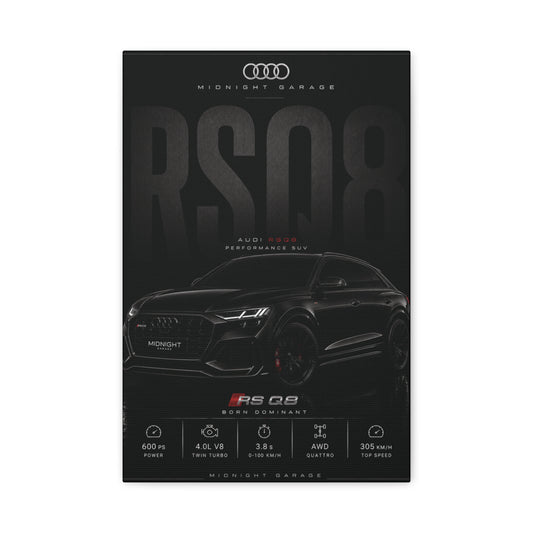 Audi RSQ8 Canvas — Midnight Garage Edition