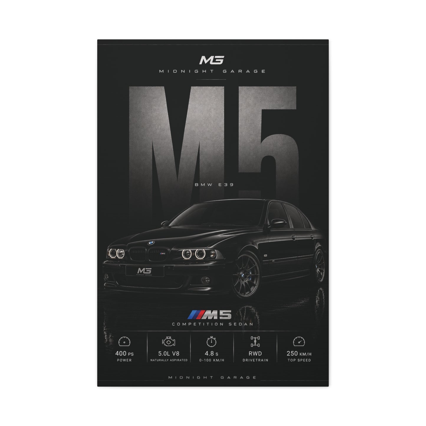 BMW E39 M5 Canvas — Midnight Garage Edition