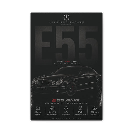 Mercedes-AMG E55 Canvas — Midnight Garage Edition