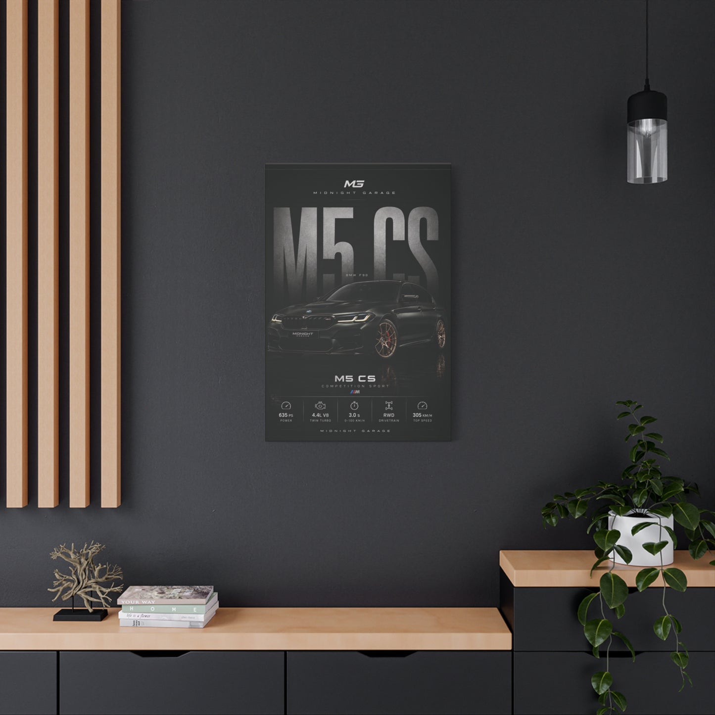 BMW F90 M5 CS Canvas — Midnight Garage Edition