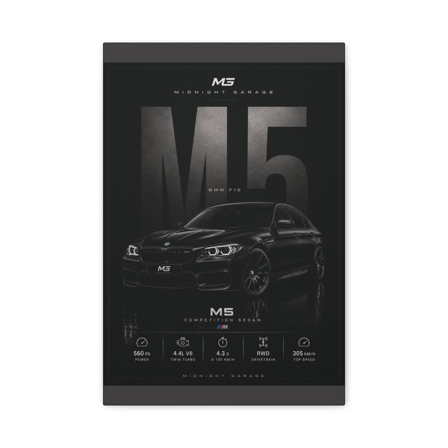 BMW F10 M5 Canvas — Midnight Garage Edition