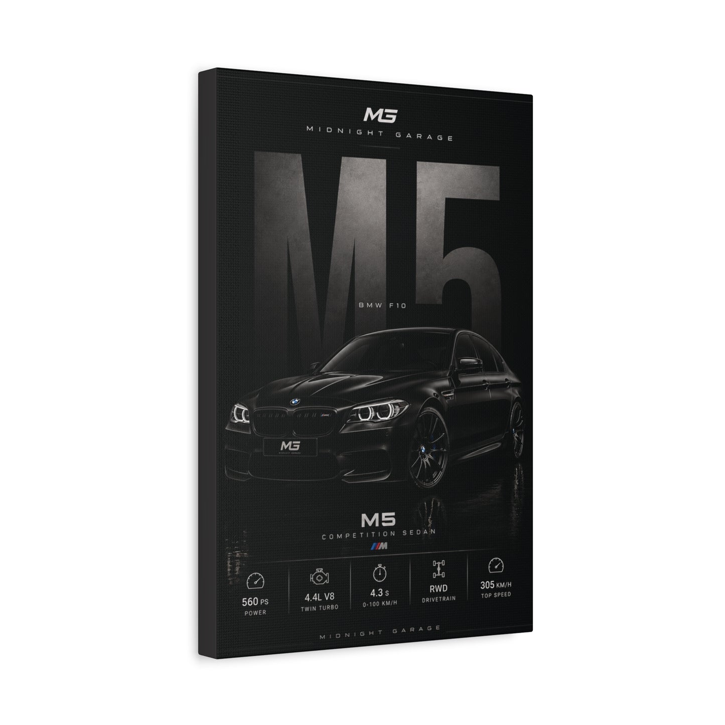 BMW F10 M5 Canvas — Midnight Garage Edition