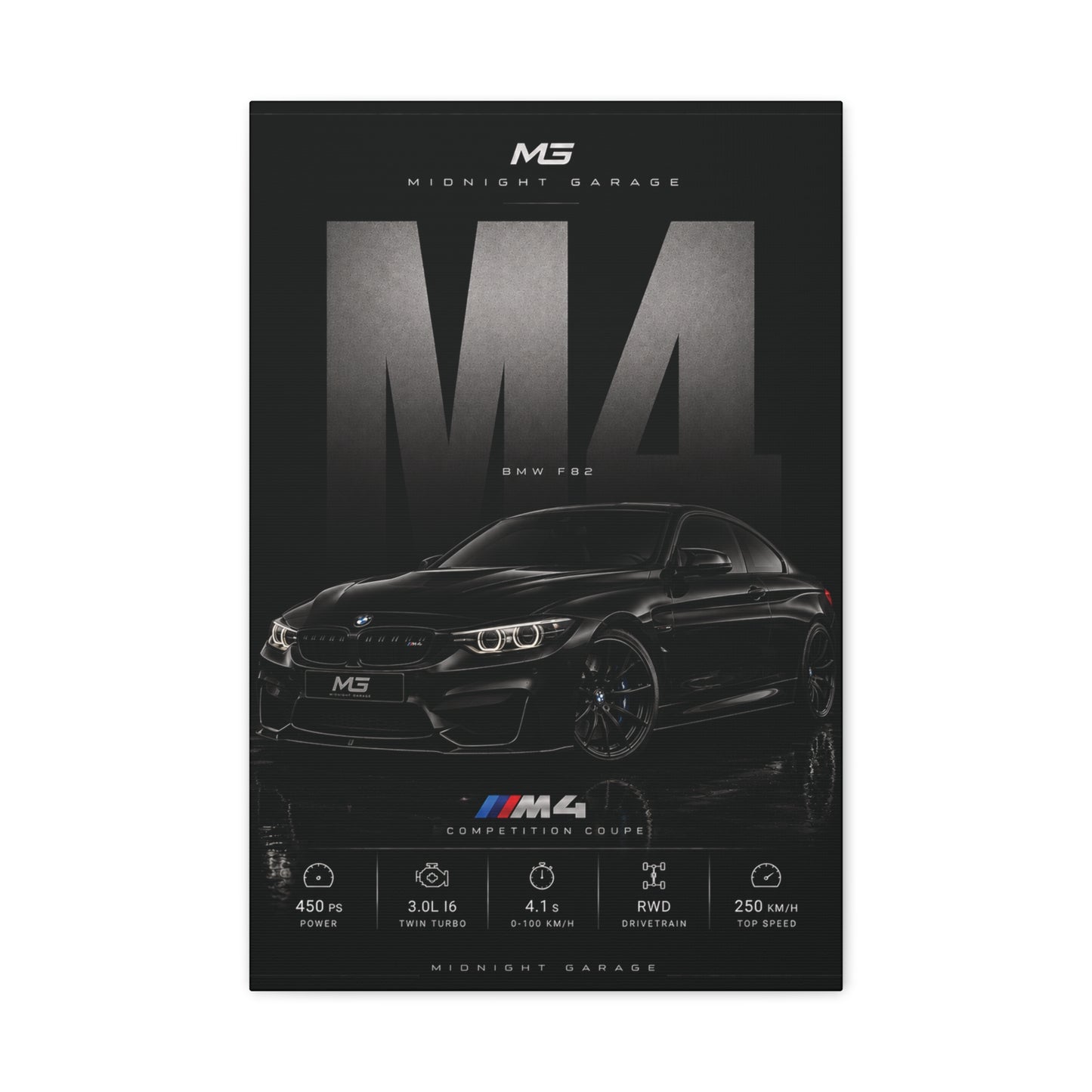 BMW F82 M4 Canvas — Midnight Garage Edition