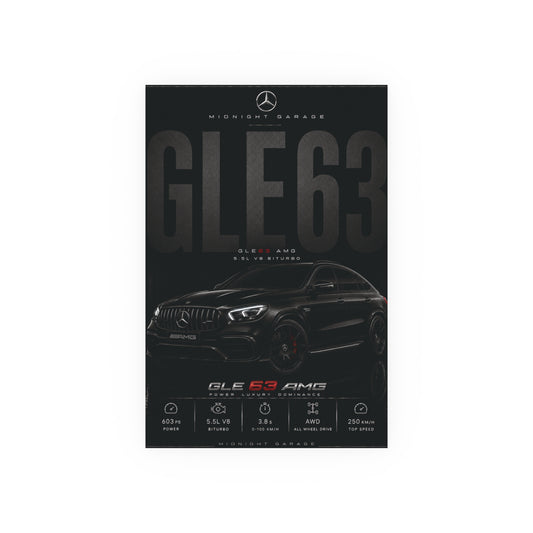 Mercedes-AMG GLE63 Poster — Midnight Garage Edition