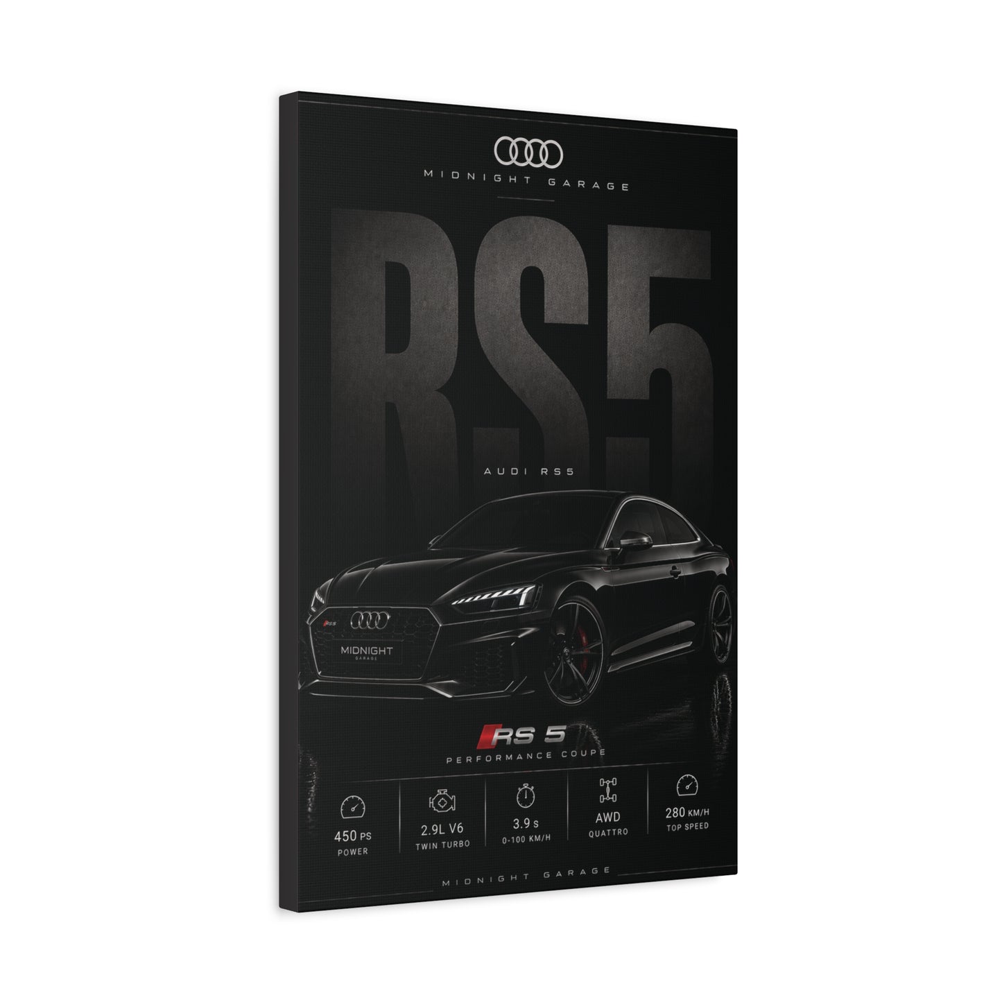Audi RS5 Canvas — Midnight Garage Edition