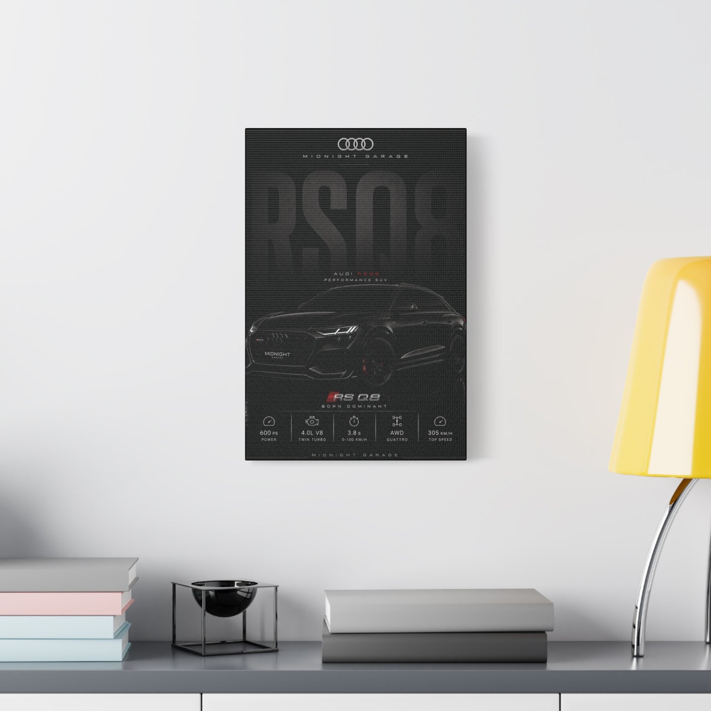 Audi RSQ8 Canvas — Midnight Garage Edition
