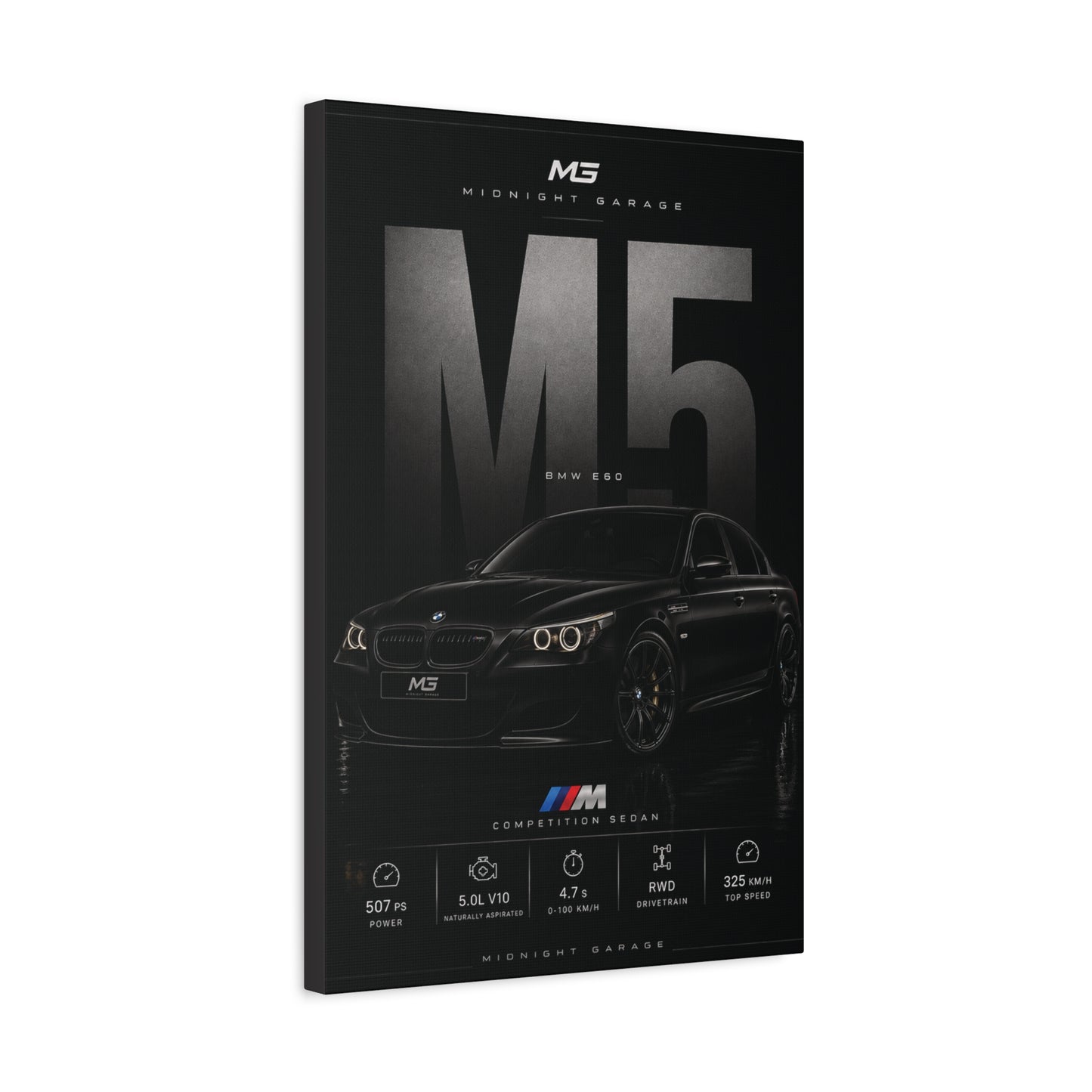 BMW E60 M5 Canvas — Midnight Garage Edition