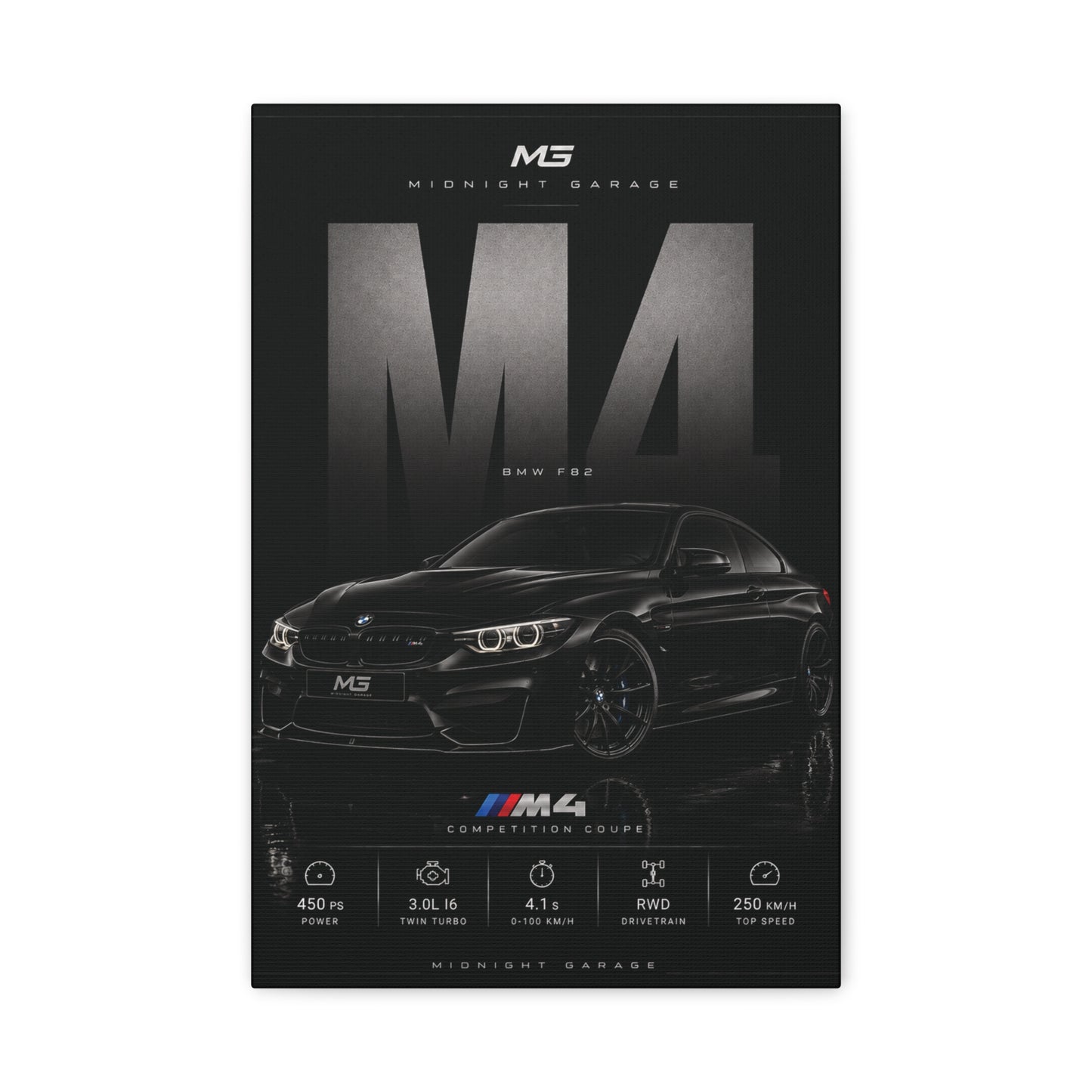 BMW F82 M4 Canvas — Midnight Garage Edition
