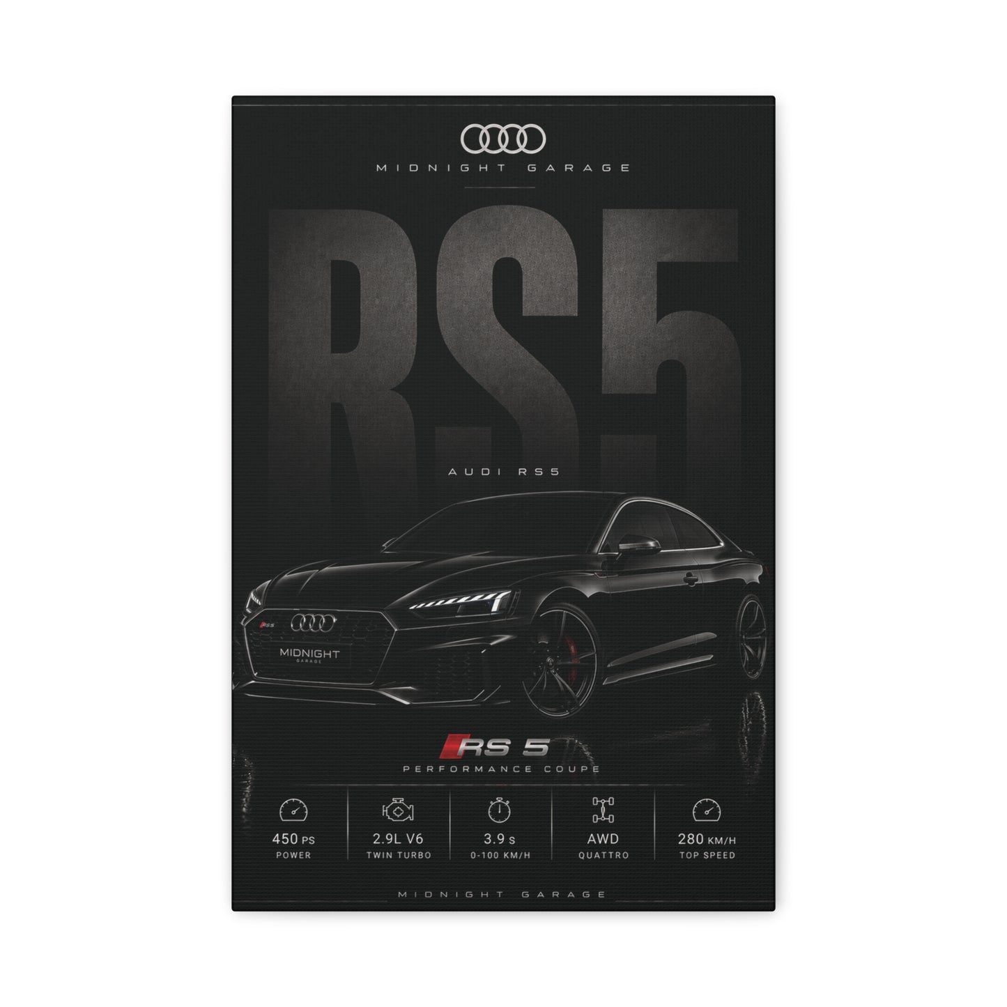 Audi RS5 Canvas — Midnight Garage Edition