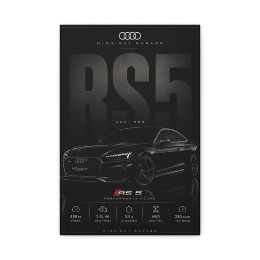 Audi RS5 Canvas — Midnight Garage Edition