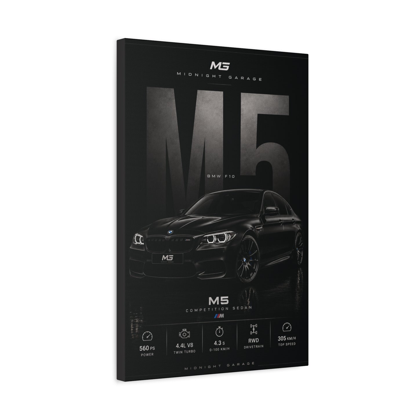 BMW F10 M5 Canvas — Midnight Garage Edition