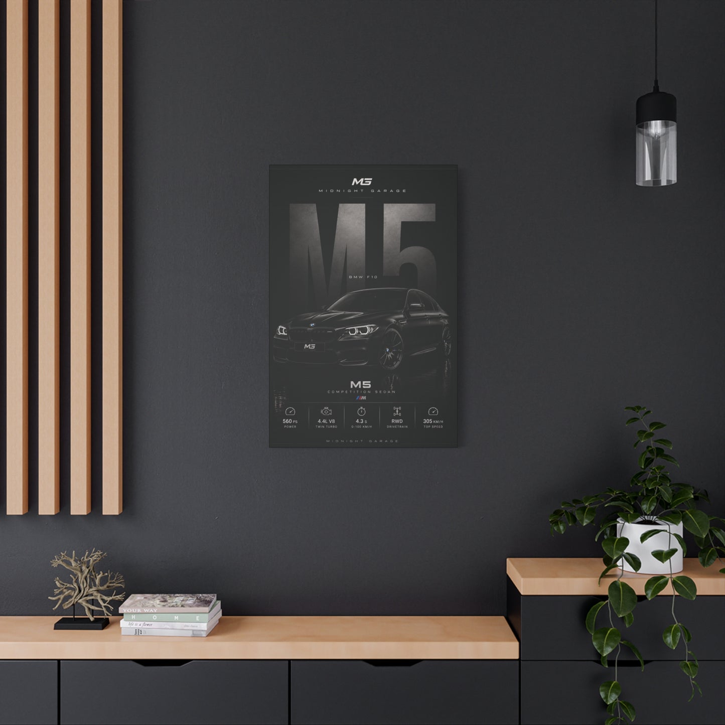 BMW F10 M5 Canvas — Midnight Garage Edition