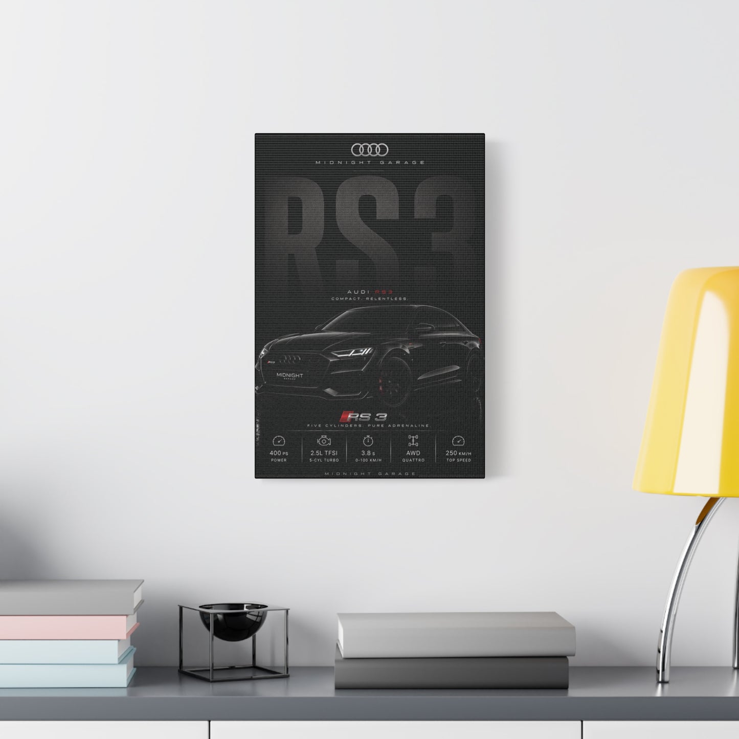 Audi RS3 Canvas — Midnight Garage Edition