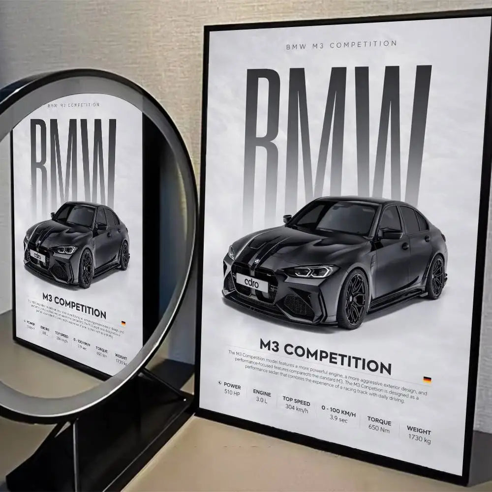 Performance Sedan Poster – Classic Edition