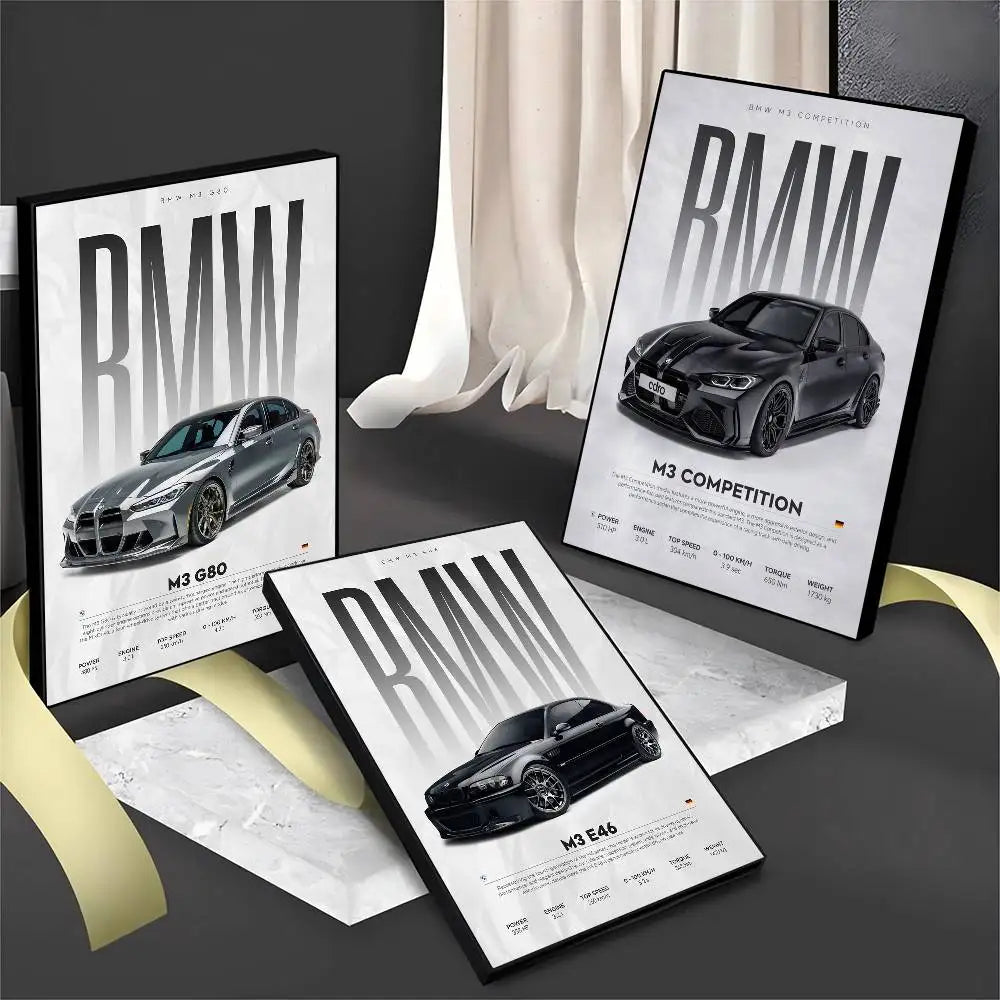 Performance Sedan Poster – Classic Edition