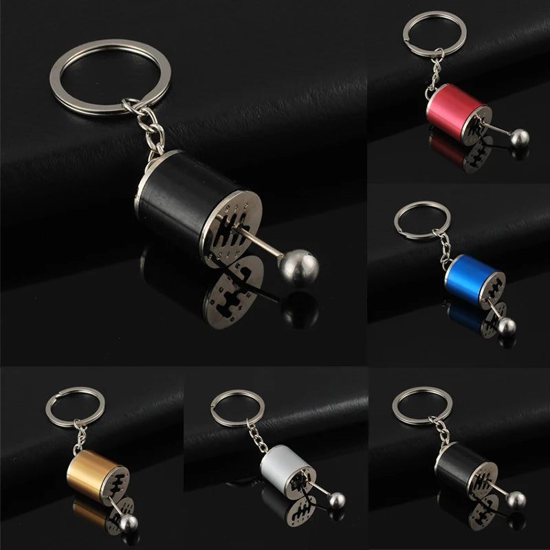 Manual Gear Shifter Keychain – Metal Edition
