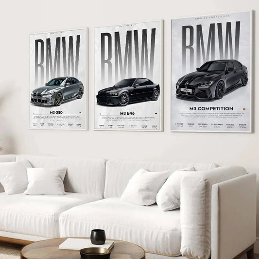 Performance Sedan Poster – Classic Edition