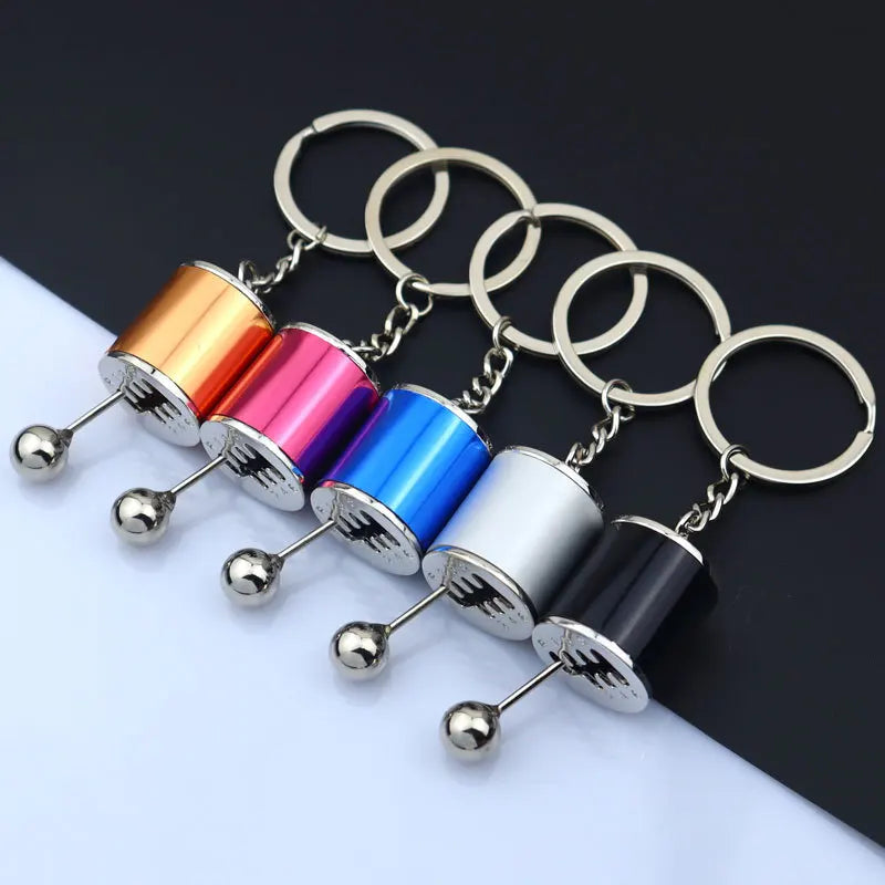 Manual Gear Shifter Keychain – Metal Edition