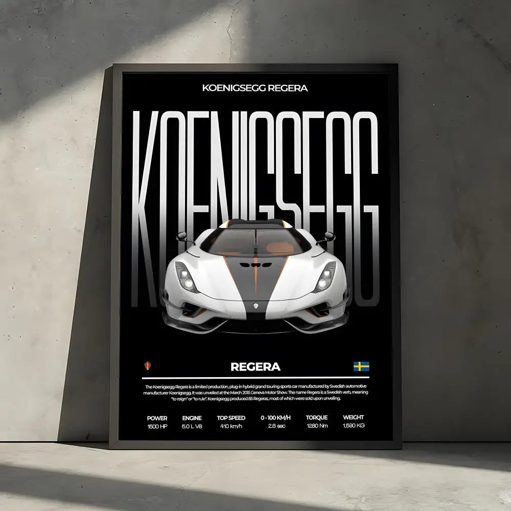 Hypercar Poster – Midnight Edition