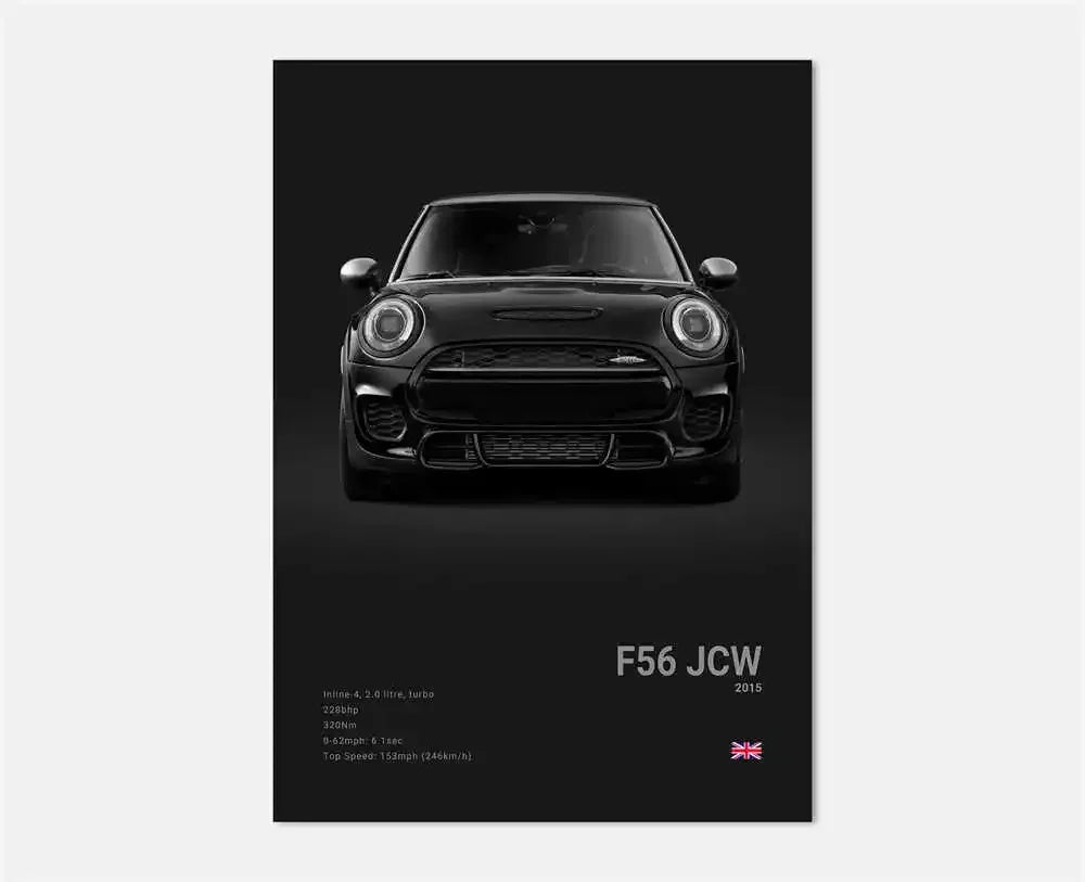 Midnight Supercar Poster – Shadow Edition