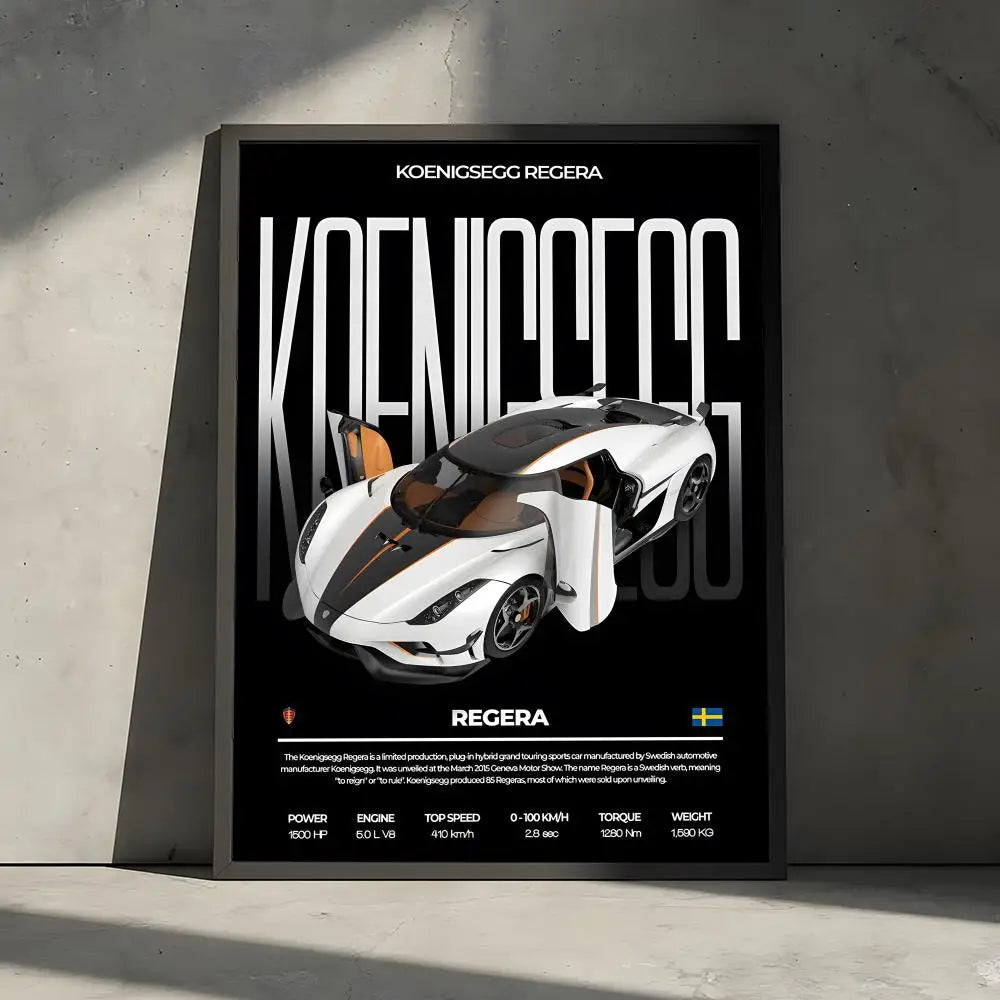 Hypercar Poster – Midnight Edition