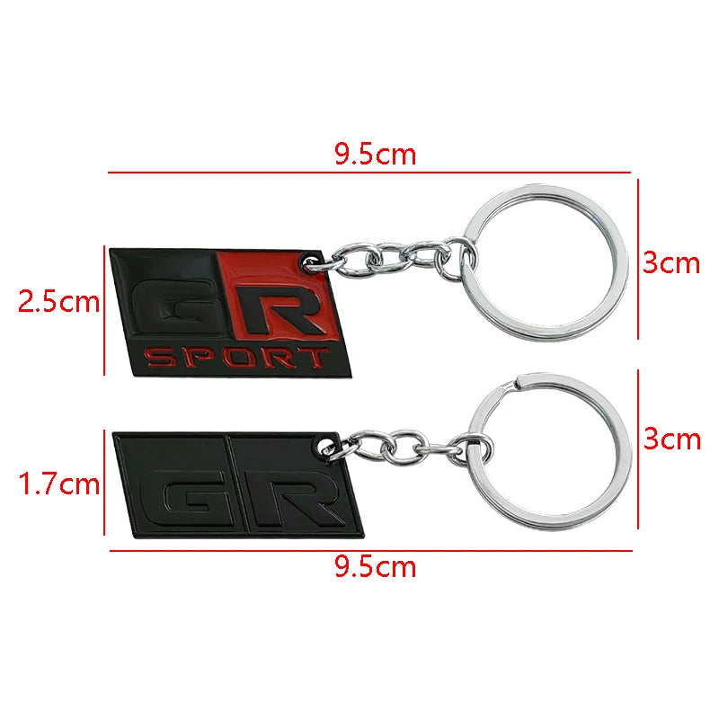 GR Sport Racing Keychain – Metal Edition