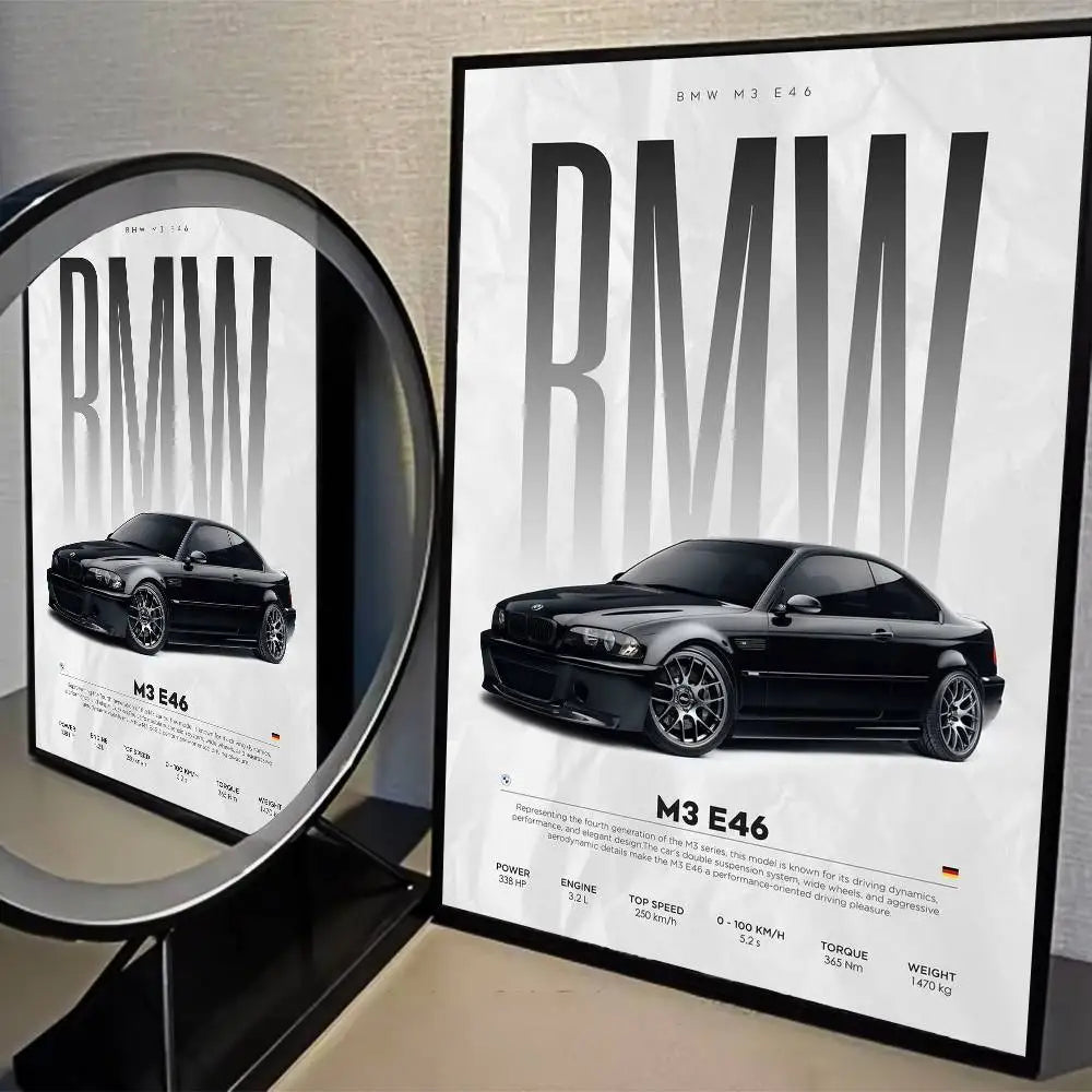 Performance Sedan Poster – Classic Edition